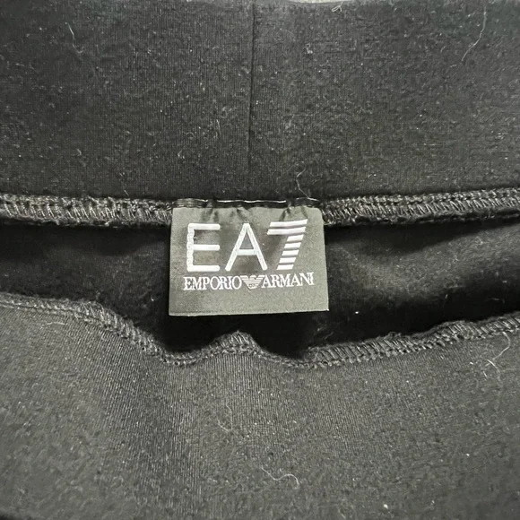 Emporio Armani EA7 Black Hoodie & Sweatpants - Picture 3 of 5